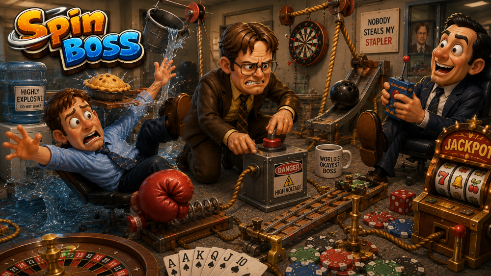 SpinBoss Casino detailed artwork